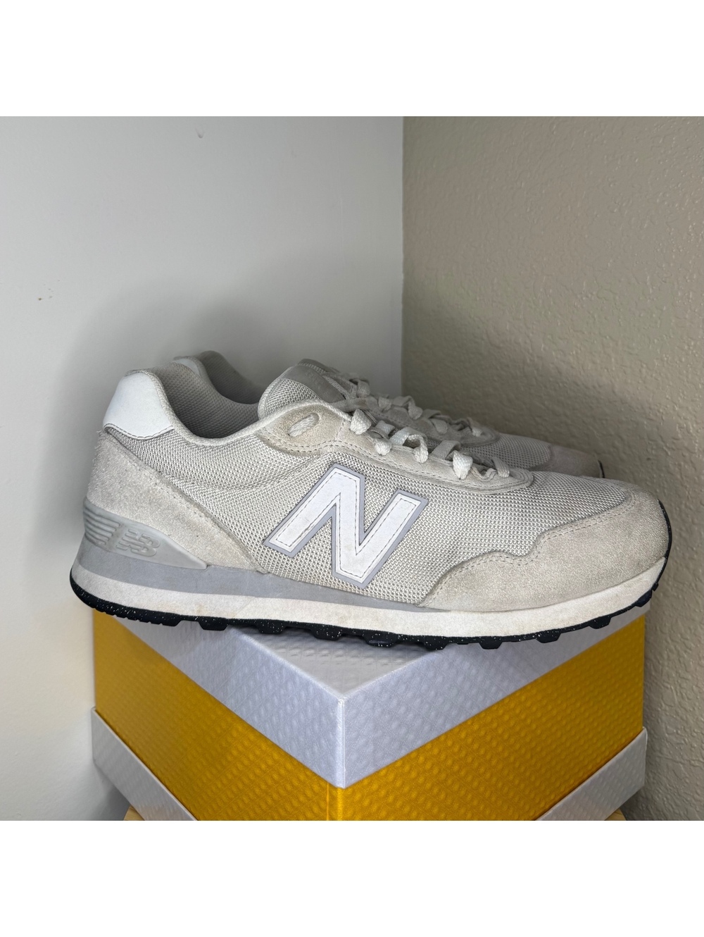 New Balance 515v3 Reflection WL515WHT Women’s 11 Gray White Sneakers